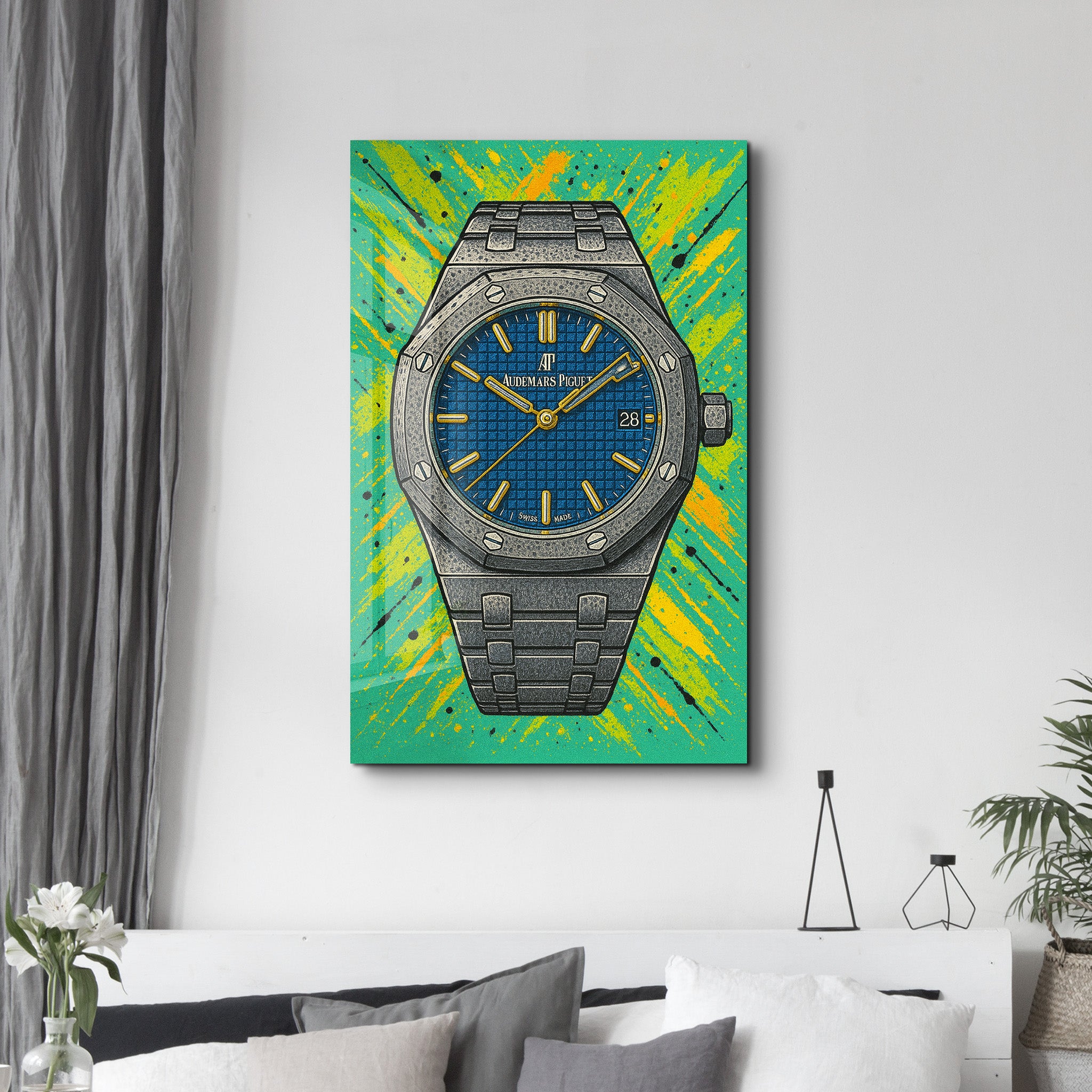 abstract watch art