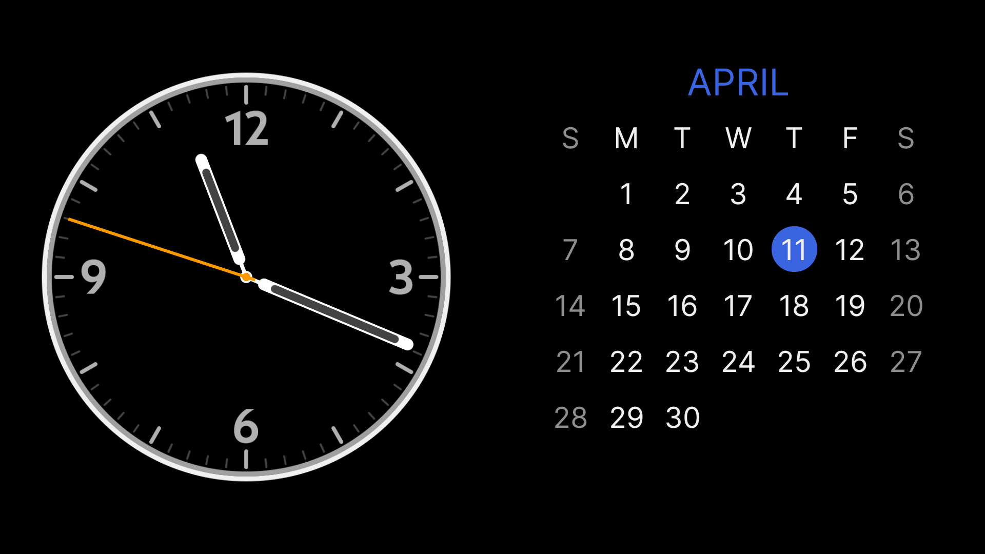 Dynamic Time Display Watch