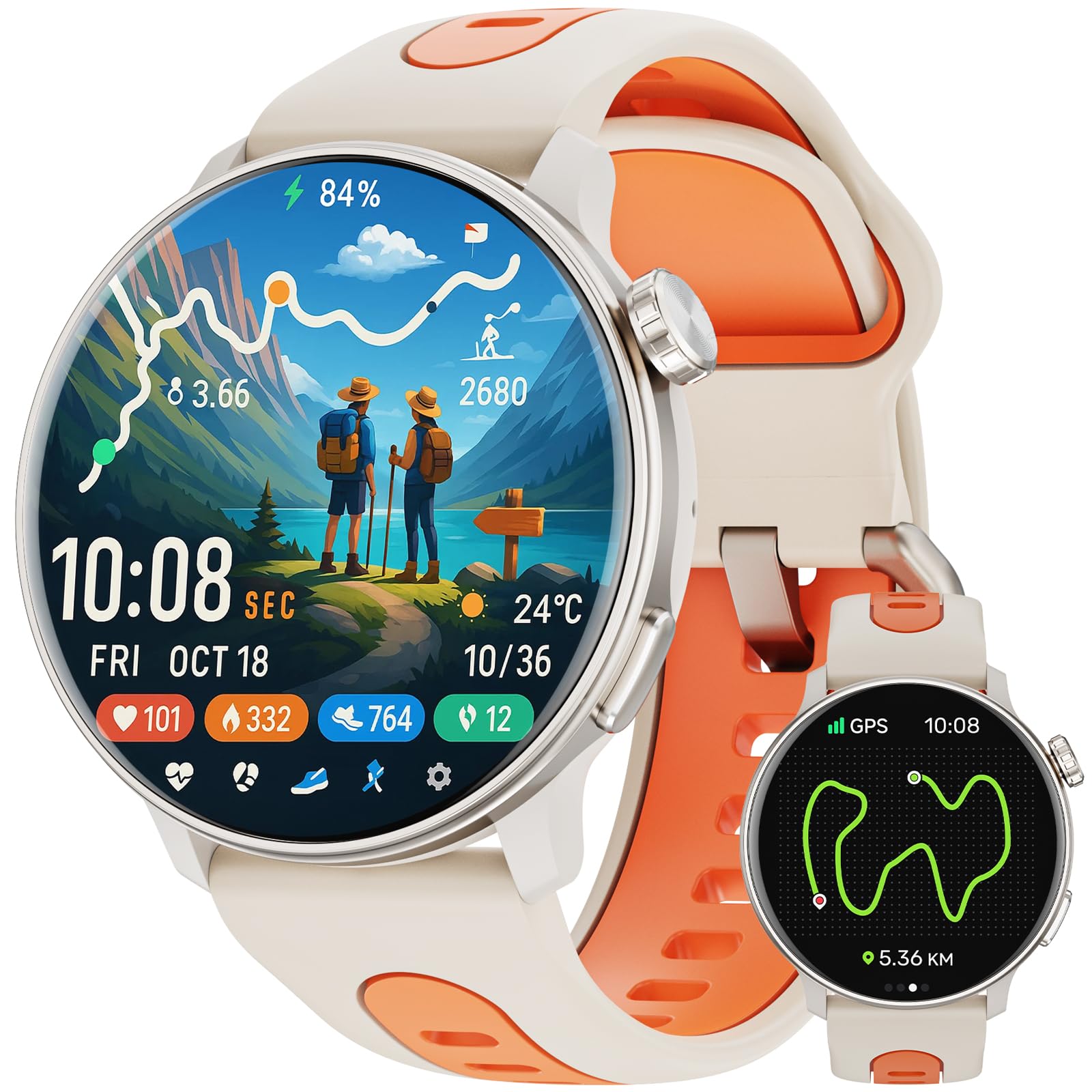 Abstract Minimalist Smartwatch