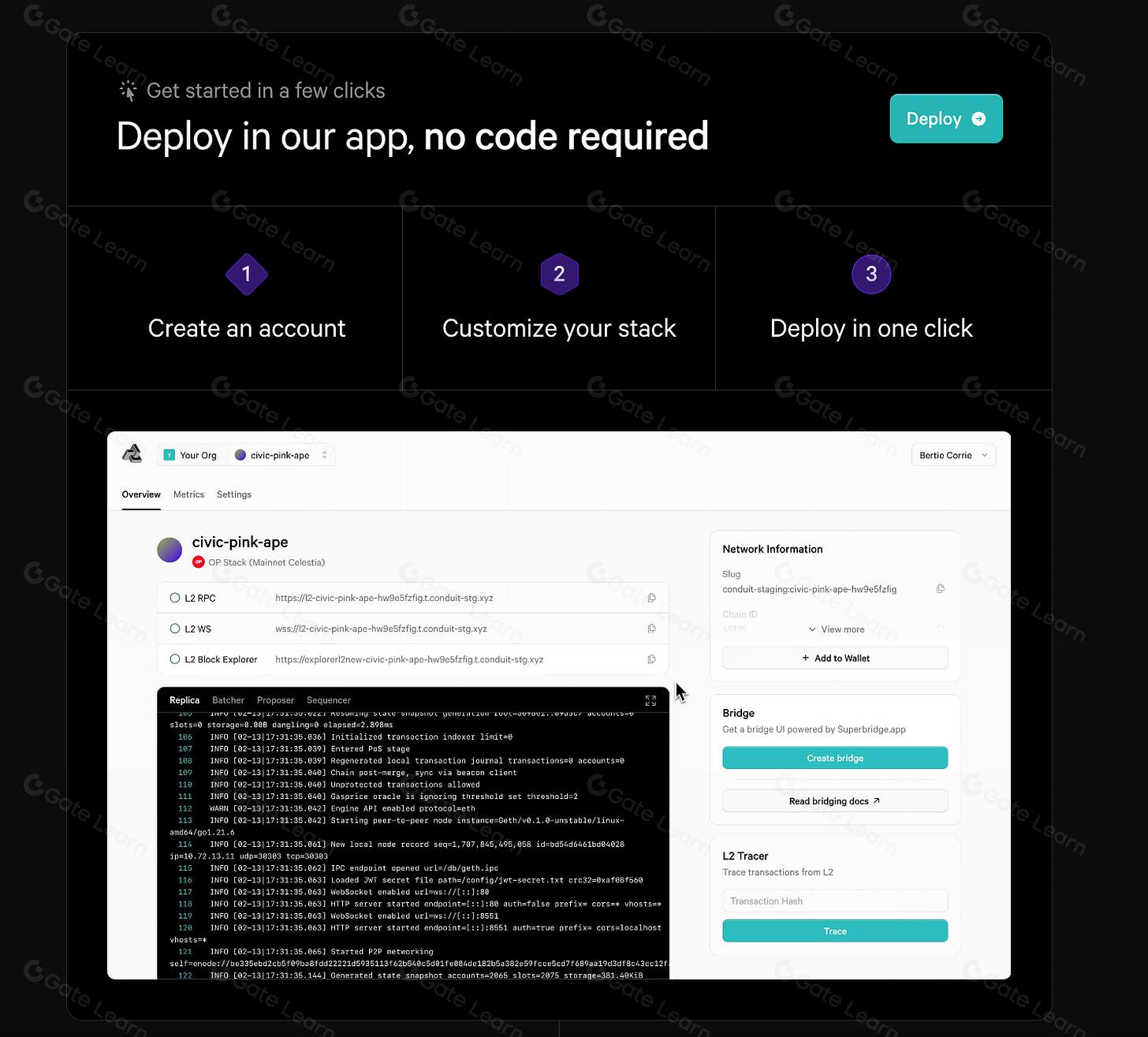 smart contract upload deployment RaaS