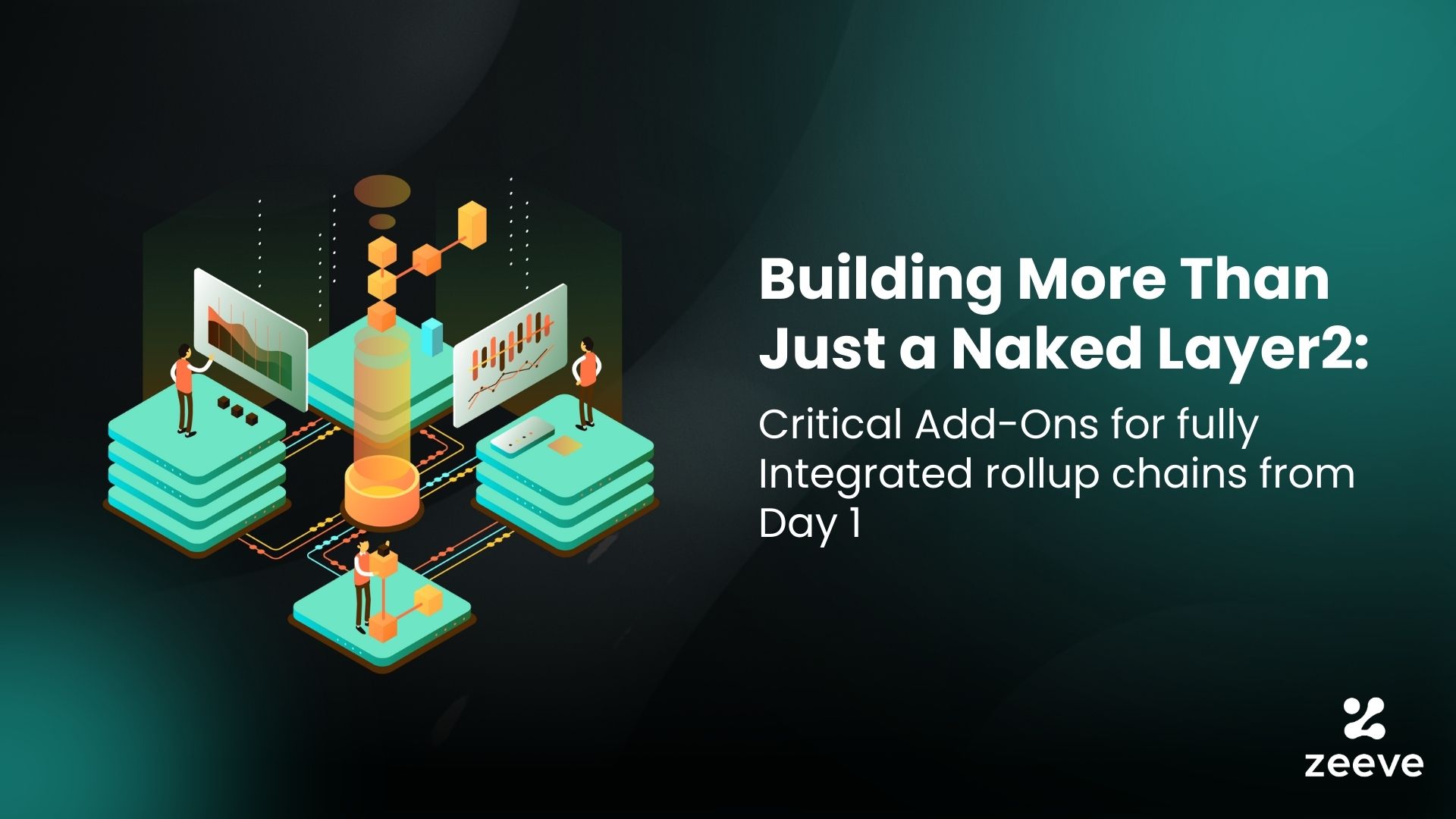 Illustration of seamless app-chain deployment using Rollup-as-a-Service for blockchain startups, skipping complex infrastructure setup with easy one-click launch