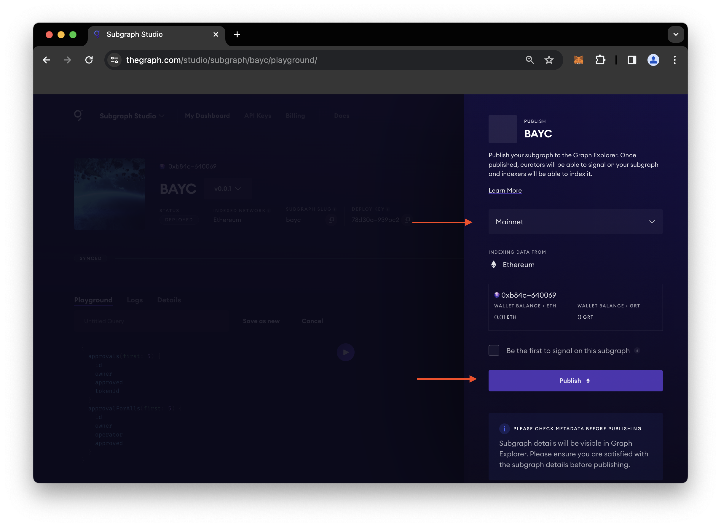 QuickNode RaaS platform user interface